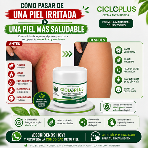 CICLOPLUS - Crema antimicotica