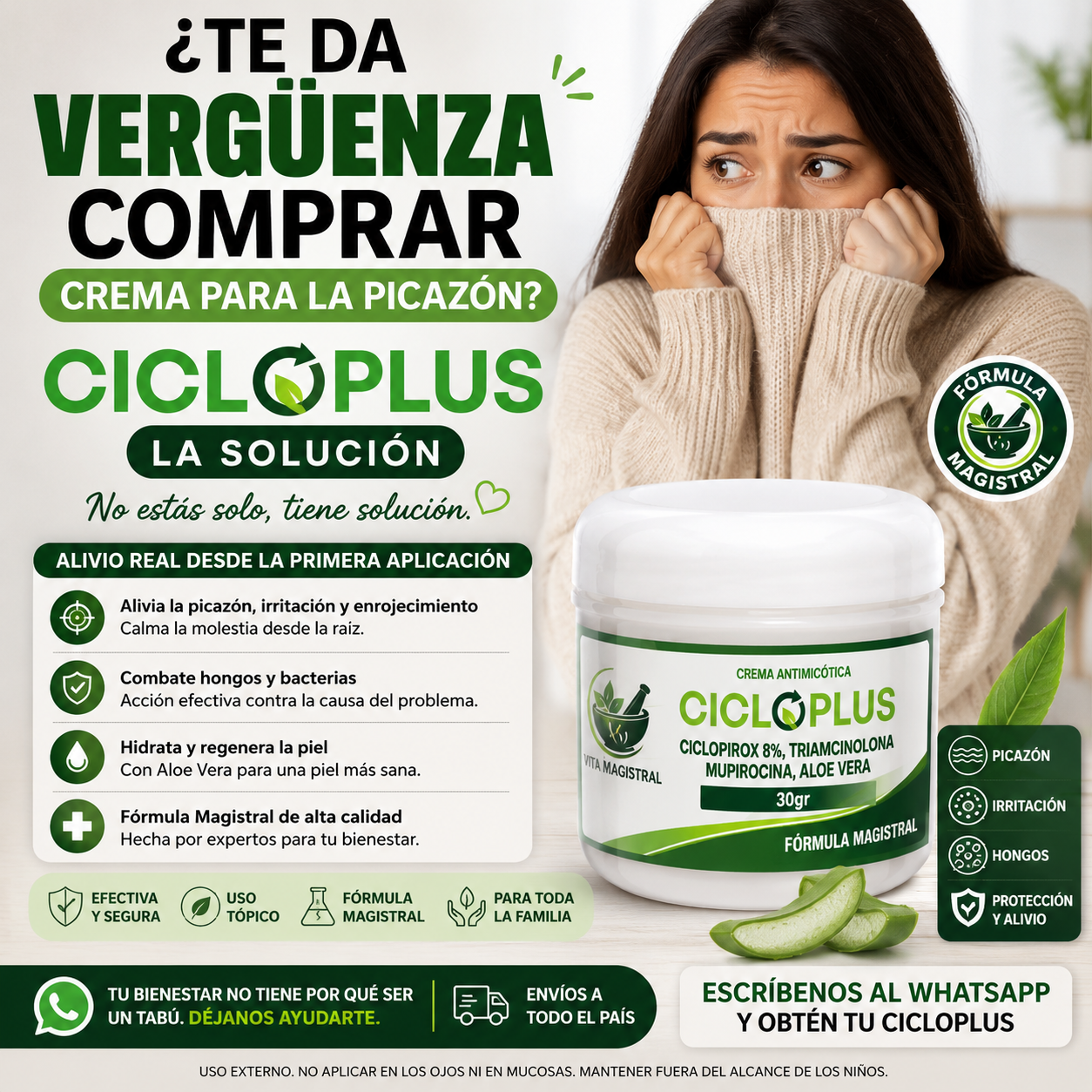 CICLOPLUS - Crema antimicotica