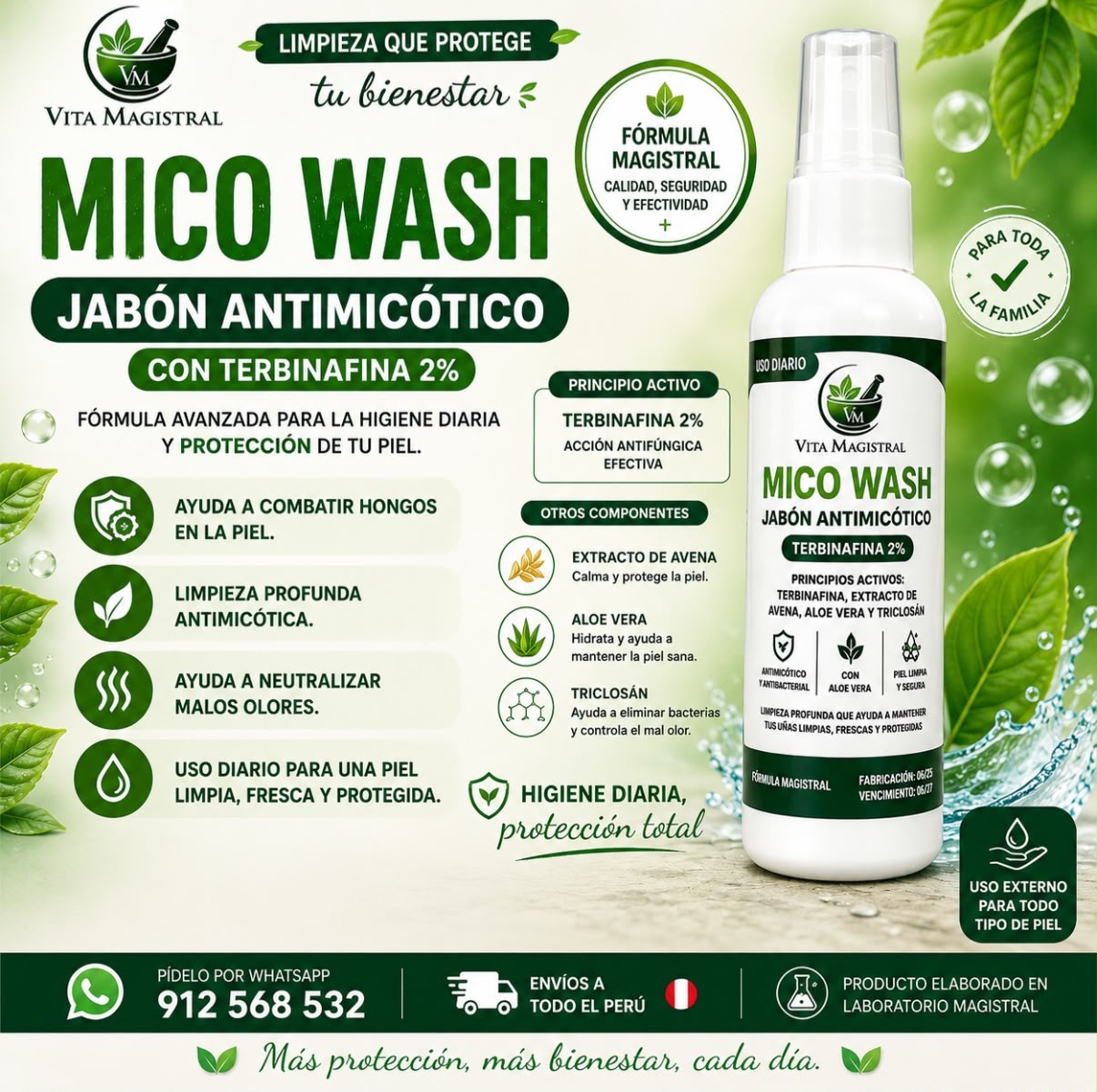 MICO WASH – Jabón Antimicótico